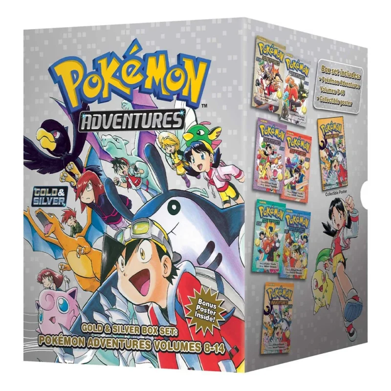 Pokémon Adventures: Gold & Silver Box Set (Vol. 8–14)