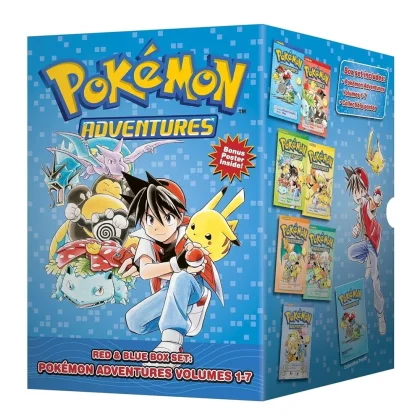 Pokémon Adventures: Red & Blue Box Set (Vol. 1–7)
